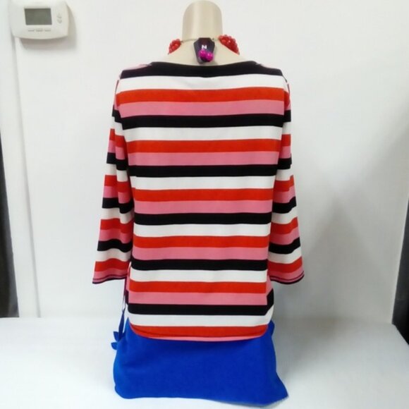 NWT Ruby Rd Striped Top size M - Picture 2 of 4